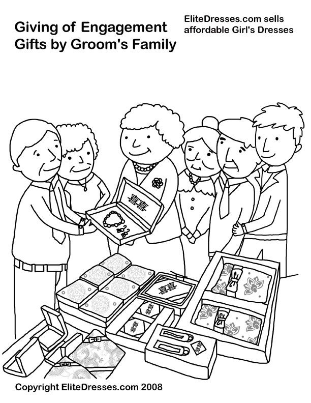Plansa de colorat cu Familie 16 9